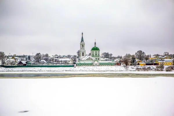 Церква Великого Мученика Катерини Святої Катерини Твер Росія Січня 2021 — стокове фото