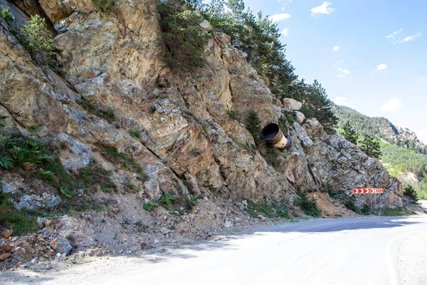 Sanat Eseri Cornucopia Yerleşim Buron Kuzey Osetya Rusya Mayıs 2021 — Stok fotoğraf