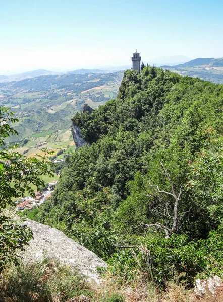 Turm Montale Oder Terza Torre Republik San Marino Juni 2012 — Stockfoto