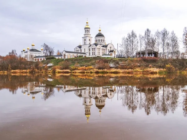 Tura Nehri Mikail Katedrali Verkhoturye Simeon Kilisesi Merkushino Köyü Sverdlovsk — Stok fotoğraf