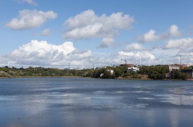 Bayside Töölönlahti. Helsinki. Finland.