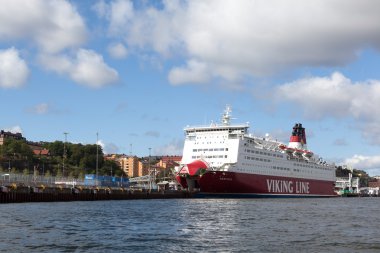 Stockholm su görünümünü. İsveç.