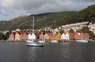 Bryggen. Norveç. Bergen.