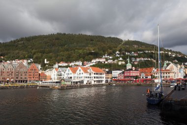 Bryggen. Norveç. Bergen.