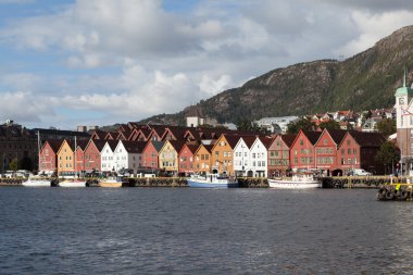 Bryggen. Norveç. Bergen.
