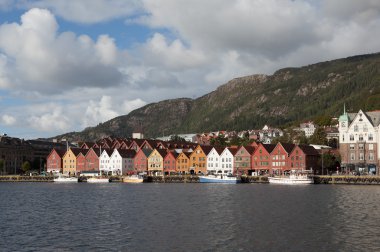 Bryggen. Norveç. Bergen.
