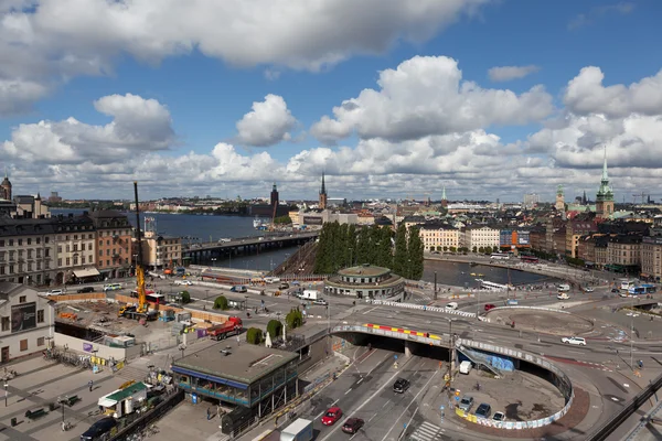 Uyanık Katarina Hiss görünümünden bir Stokholm. İsveç