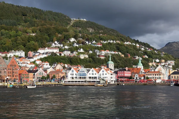 Bryggen. Noorwegen. Bergen. — Stockfoto