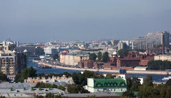 Widok z Saint-Petersburg z wysokości. Rosja. — Zdjęcie stockowe