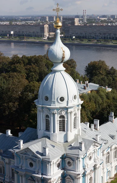 Smolny katedral kubbe. Saint Petersburg.