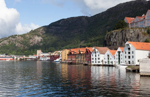 Bryggen. Noruega. Bergen. . — Fotografia de Stock