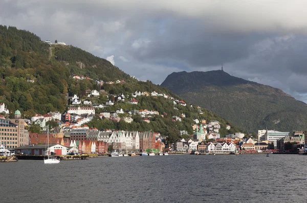 Bryggen. Noorwegen. Bergen. — Stockfoto