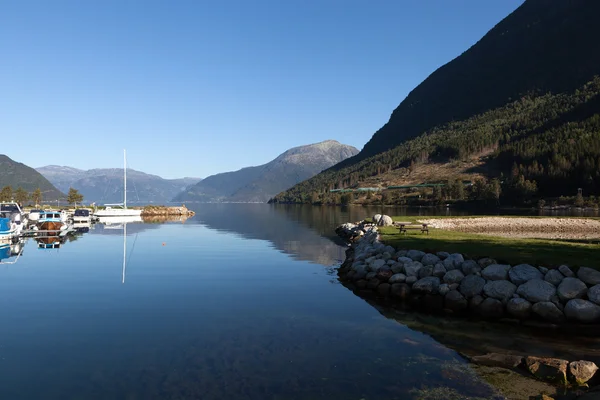 Kinsarvik. Norsko. — Stock fotografie