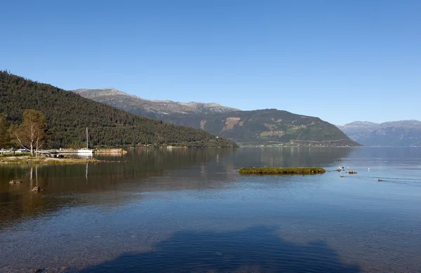 Kinsarvik. Norwegia. — Zdjęcie stockowe