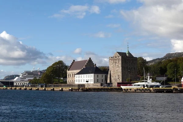Крепость Бергенхус. Берген. Норвегия . Стоковое Фото