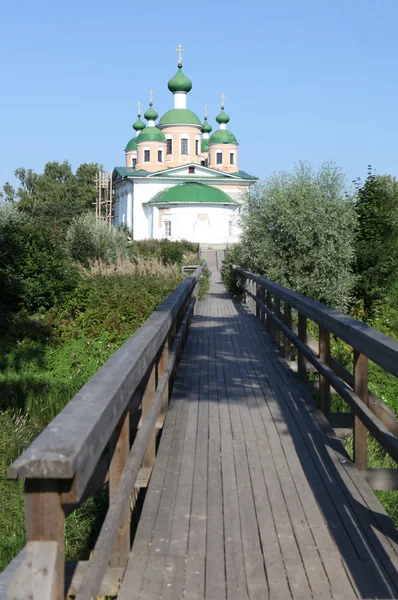 Kathedraal van onze Lieve Vrouwe van Smolensk. Olonec. Karelië. Rusland. — Stockfoto