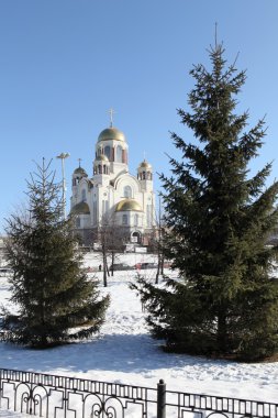 Rusya'da Kilisesi, All Saints, Yekaterinburg - bir en büyük Ortodoks kiliseleri. Tapınağın 2000-2003'te inşa edildi. son Rusya İmparatoru II ve ailesi 16 Temmuz 17 Temmuz 1918, gece nerede olduğunu evinde vurdu.