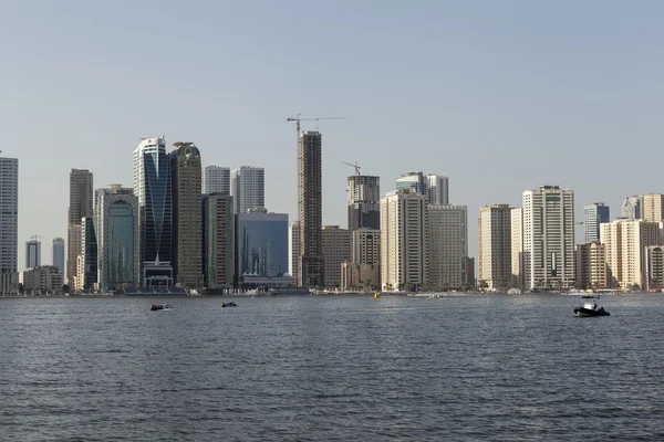 Khalid lagün. Sharjah. Birleşik Arap Emirlikleri. — Stok fotoğraf