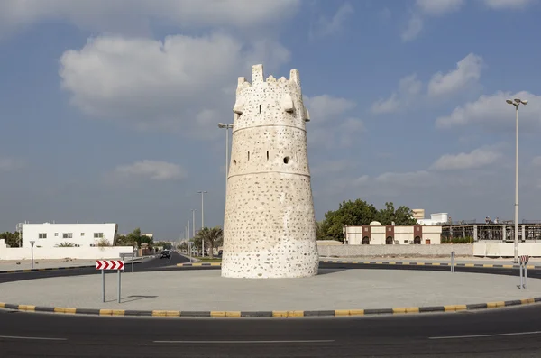 Runda tornet. Sharjah. Förenade Arabemiraten. — Stockfoto