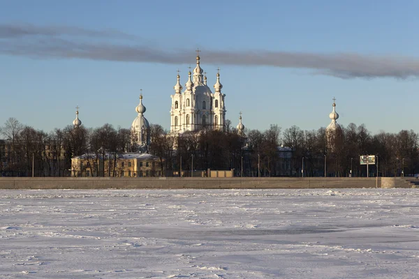 Смольный собор. Санкт-Петербург . — стоковое фото