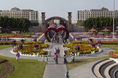 Çiçek Park Dubai (Dubai mucize Bahçe). Birleşik Arap Emirlikleri.