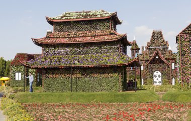 Çiçek Park Dubai (Dubai mucize Bahçe). Birleşik Arap Emirlikleri.