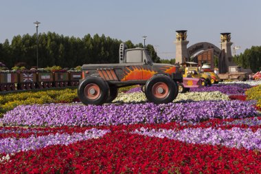 Çiçek Park Dubai (Dubai mucize Bahçe). Birleşik Arap Emirlikleri.