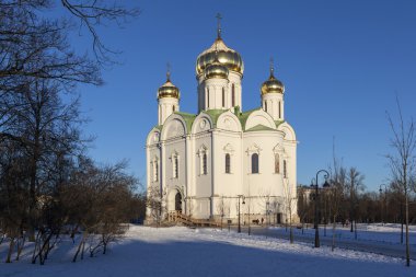 Cathedral of St. Catherine. Town of Pushkin. (Tsarskoye Selo). Russia. clipart