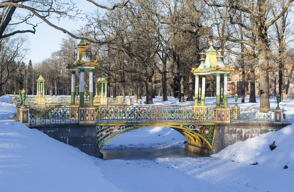 Chinese Bridge. Alexander Park. Town of Pushkin. (Tsarskoye Selo). Russia.