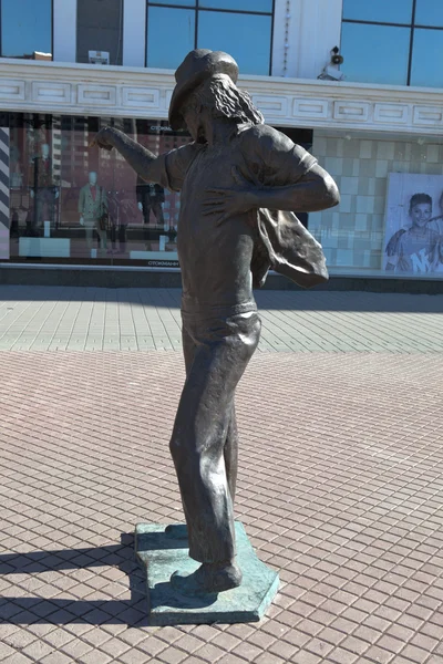 Monument Till Michael Jackson Hans Favorit Dans Poser Den Högra — Stockfoto