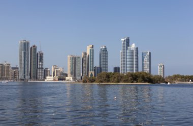 Khalid lagün. Sharjah. Birleşik Arap Emirlikleri.