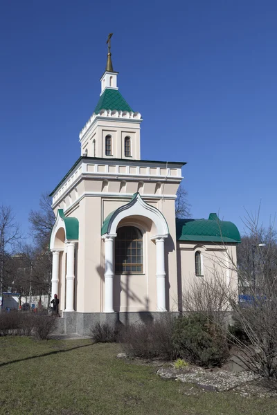 Kapelle des Hl. Sergius von Radonesch im Auferstehungskloster Nowodewitschij. St. petersburg. — Stockfoto