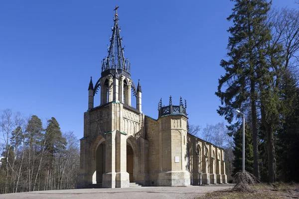 Церковь Петра и Павла в Парголово. Санкт-Петербург . — стоковое фото