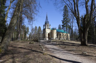 Peter ve Paul Kilisesi Pargolovo. St. Petersburg.
