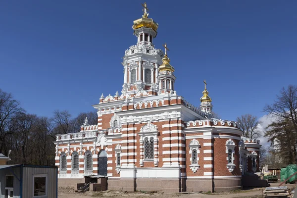 Auferstehungskirche auf dem Friedhof von Smolensk. St. petersburg. — Stockfoto