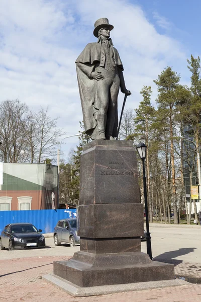 Vsevolozhsk, Leningrad Region, Federacja Rosyjska - 27 kwietnia 2015: Zdjęcie pomnika księcia Vsevolozhsky. — Zdjęcie stockowe