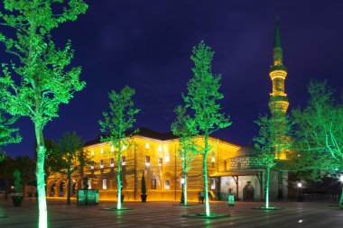 Hacı bayram Camii geceleri. Ankara. Türkiye.