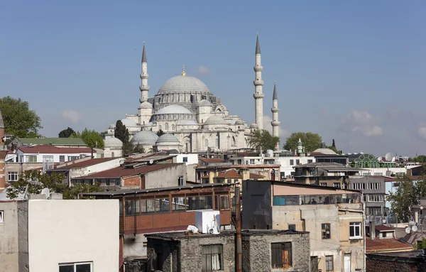 Vista de la Mezquita Suleymaniye. Estambul. Turquía . — Foto de Stock