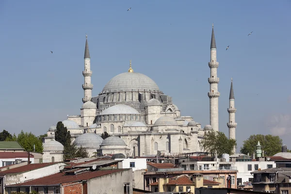 Vista de la Mezquita Suleymaniye. Estambul. Turquía . — Foto de Stock