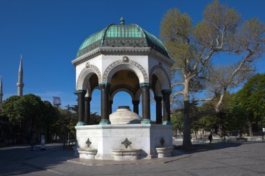 Sultanahmet Meydanı'nda Alman Çeşmesi. Istanbul. Türkiye