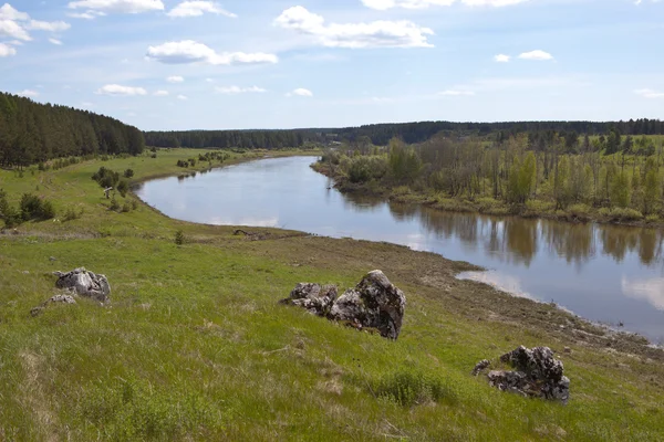 Ural manzara. Chusovaya Nehri. — Stok fotoğraf