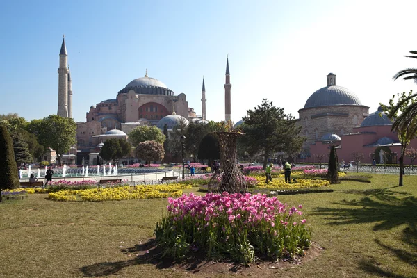 Santa Sofía (Aya Sofía). Estambul, Turquía — Foto de Stock