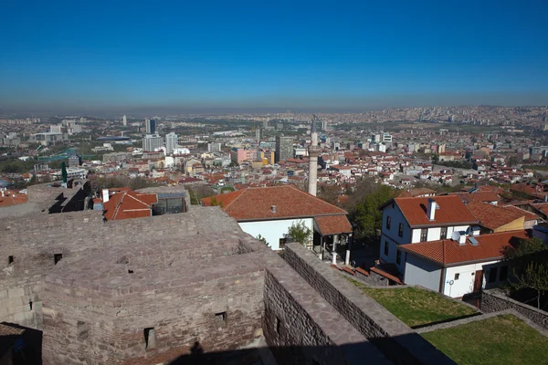 Karte der Ankarazitadelle mit Hisar. Truthahn. — Stockfoto