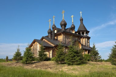 verkhoturye. Simeonov taş. Azizler şaşaalı Sibirya Kara Kilise.