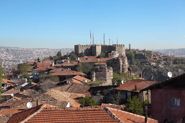 Ak-Kala-festningen på fjellet Hissar. Ankara. Tyrkia . – stockfoto