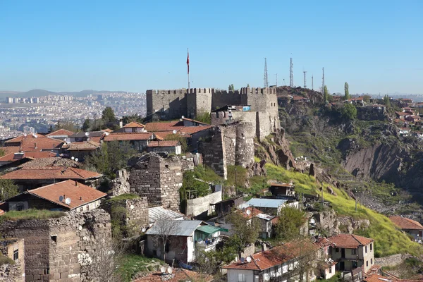 Ak-Kala fortress on the hill Hissar. Ankara. Turkey. — Stockfoto