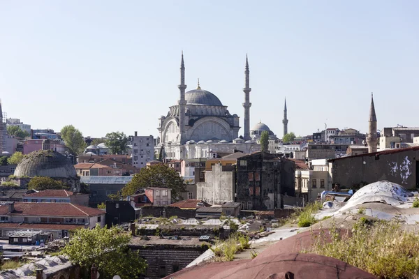 Mihrimah Sultan Moschee in der Nähe von edirnekapı. istanbul. Truthahn. — Stockfoto