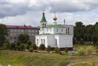 Polotsk. Belarus. Tapınağın kutsal bakire onuruna.