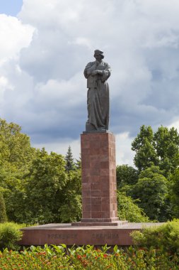 Francis Skorina Anıtı. Polotsk. Belarus.
