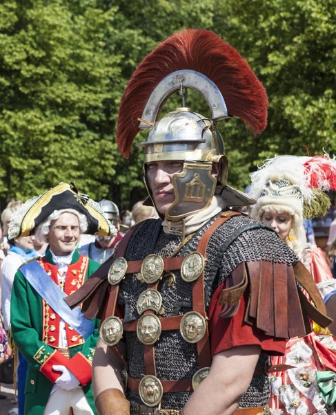 PAVLOVSK, RUSSIA - JULY 18, 2015: Photo of Centurion. — Stock Photo, Image